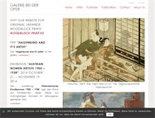 Tablet Screenshot of galeriebeideroper.com